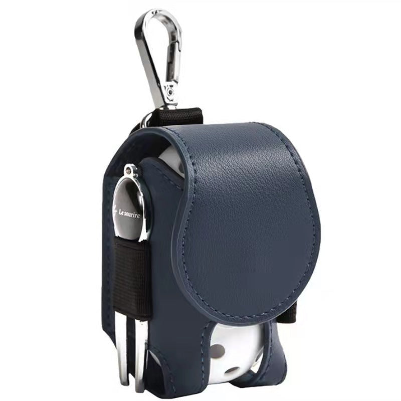 Leather Golf Small Ball Bag Accessory