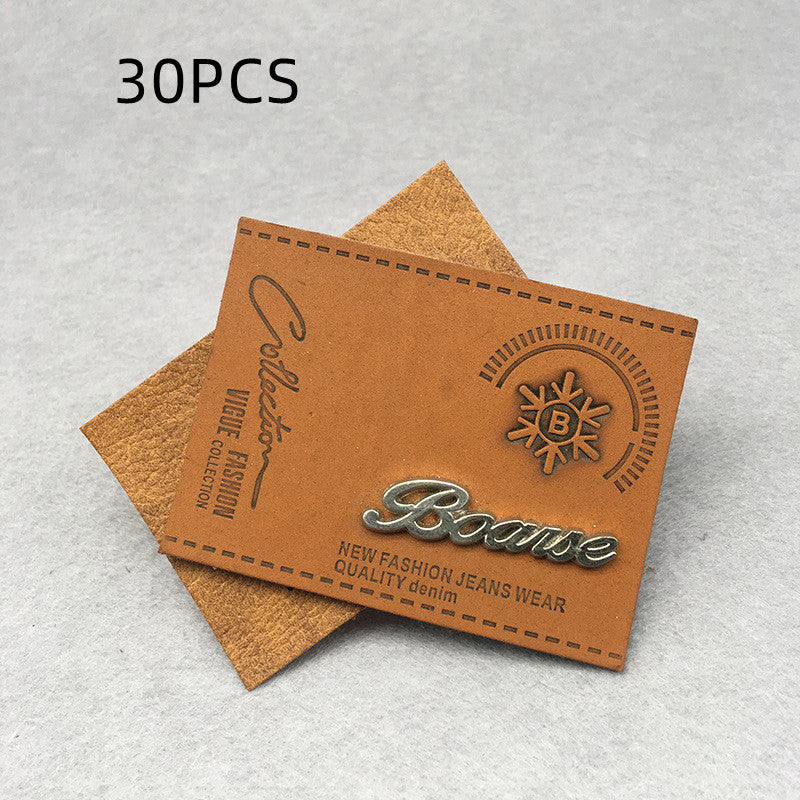 Press Jeans Leather Label Accessory