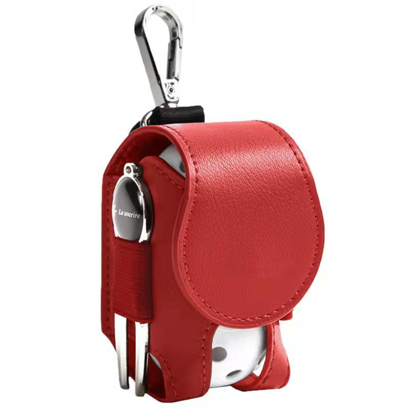 Leather Golf Small Ball Bag Accessory